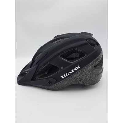 helmet trafik sport matt black med